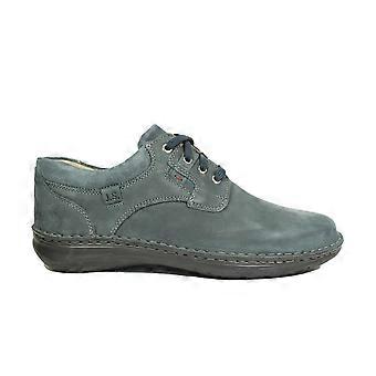 Men's Josef Seibel New Anvers 36 | Indigo Nubuck | Mens Wide Fit Lace Up Shoes