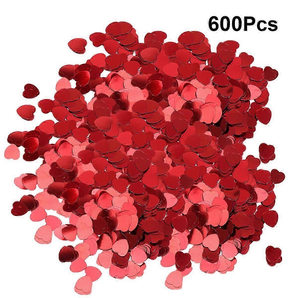 Aixin Sequin Wedding Table Confetti compatible with Decoration 2Packs Red