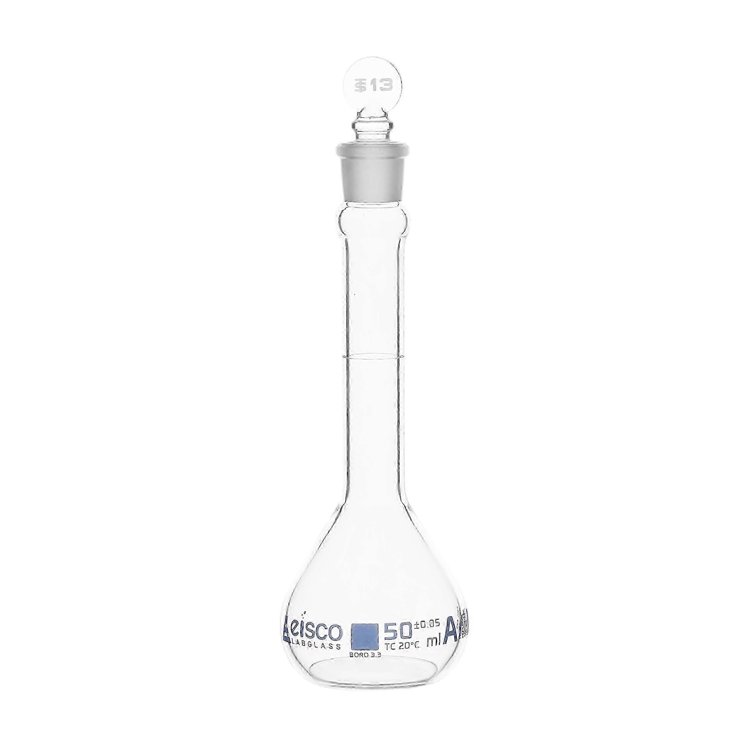 50ml Borosilicate Class A Lab Volumetric Flask