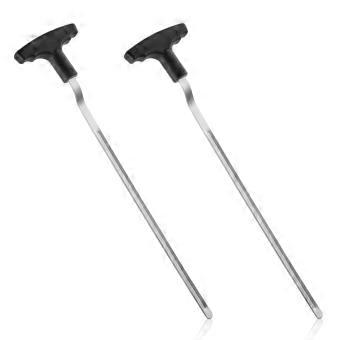 2 st Golf Grip Verwijderingsgereedschap, 27,9 cm V Groefgreepverwijderaar