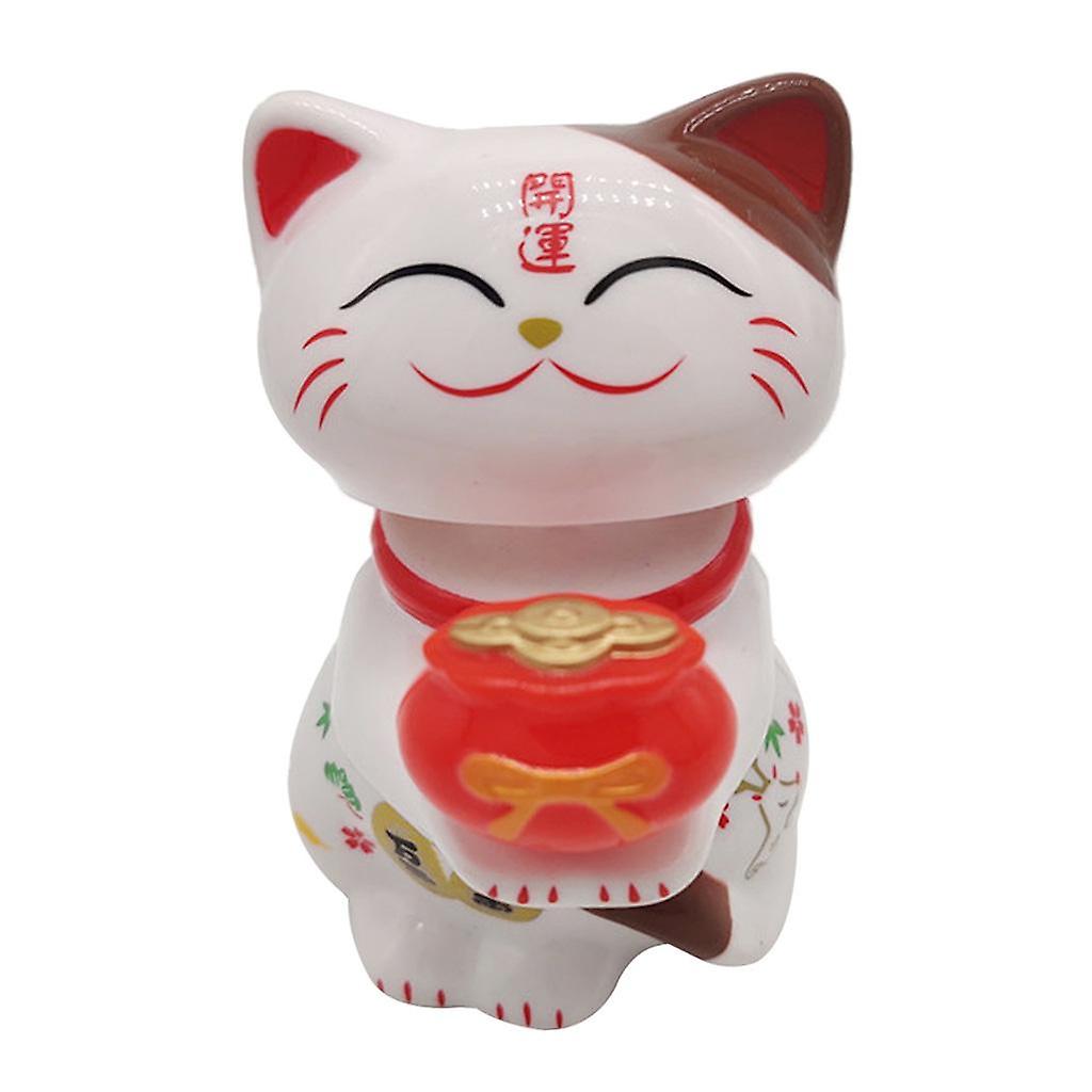 Solar Powered Dancing Bobblehead Cat Toy