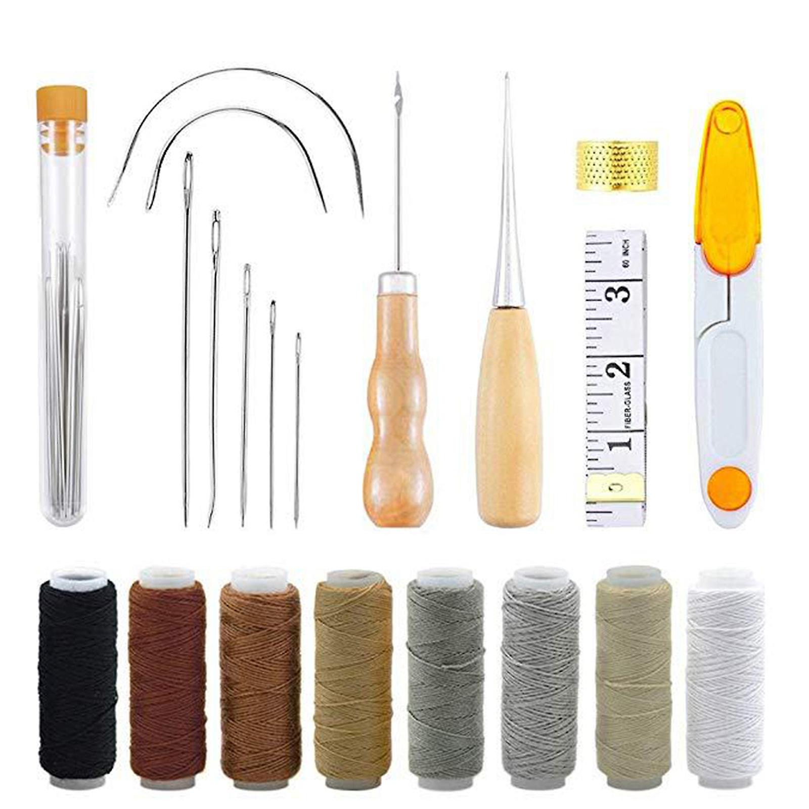 31pcs Leather Waxed Thread Craft Tool Diy Sewing Accessories Leather