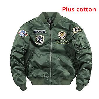 2022 Men's Bomber Jacket Plus Cotton Thin Tiger Embroidered Youth Fashion  Baseball Uniform Plus Size Jacket For Women
