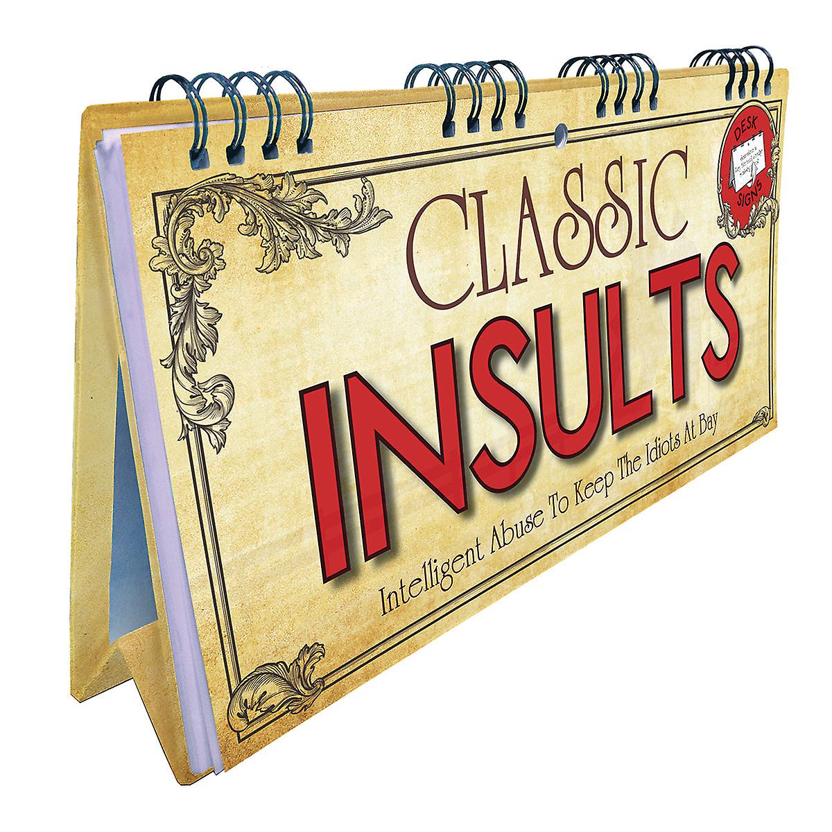 Classic Insults Flip Book