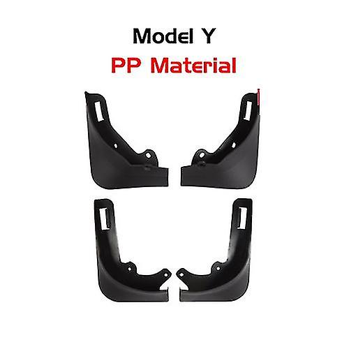 2022 Bil Mudflaps Tpe Mud Flaps For Tesla Y Splash Mud Mud Flap / Protector Tilbehør