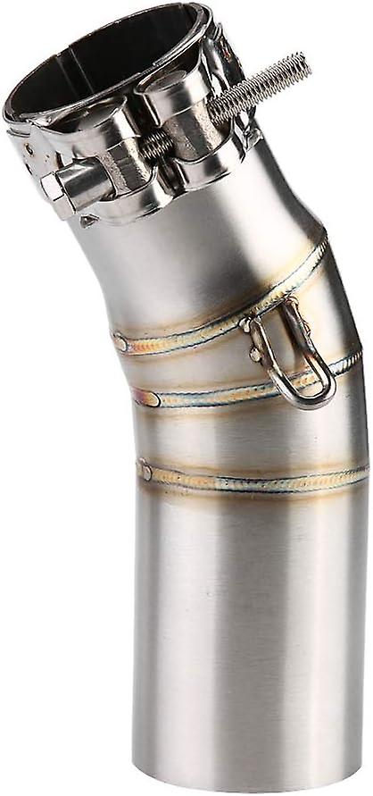 Motorfiets Middenpijp Rvs Uitlaat Midden Midden Aansluitpijp Voor Kawasaki Ninja 400 2018 20191pcs-zilver