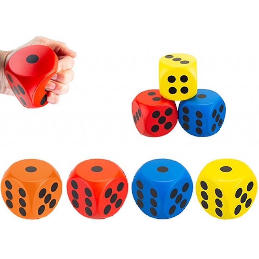 5.5cm Large PU Foam Dice (One Supplied)