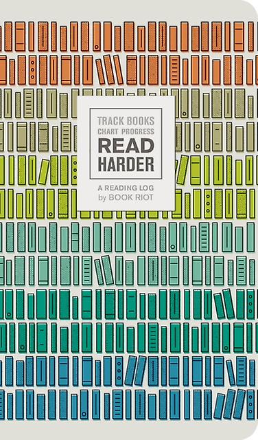 Read Harder A Reading Log Track Books Chart Progress - Book Riot - Notebook blank book - English Book - Stationery items