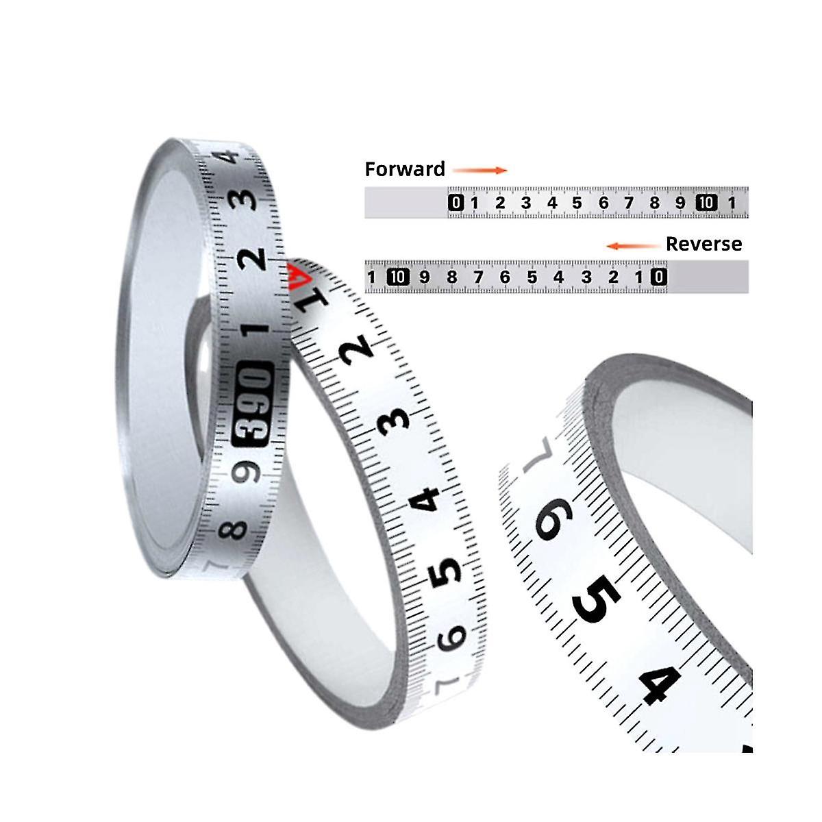 2pcs Steel - Measuring Tape, Metric Scale Bench Ruler For , Saw 39.4ft ...