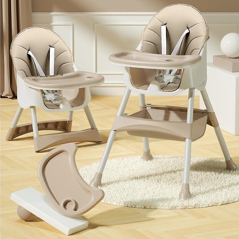 Baby High Chair Children Feeding Height Convertible With Removable Tray Multifunctional Portable Children S Dining Chair