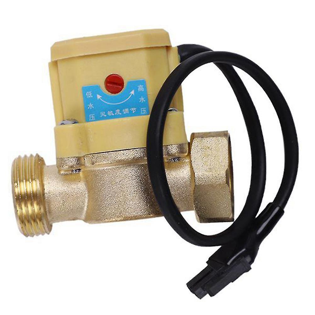 Male 3/4 Inch to 1/2 Inch Thread Connector Circulation Pump Automatic Water Flow Sensor Switch 120w