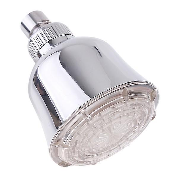 12CM LED Rainfall Shower Head Round Bell Sprayer Single Blue Color Light