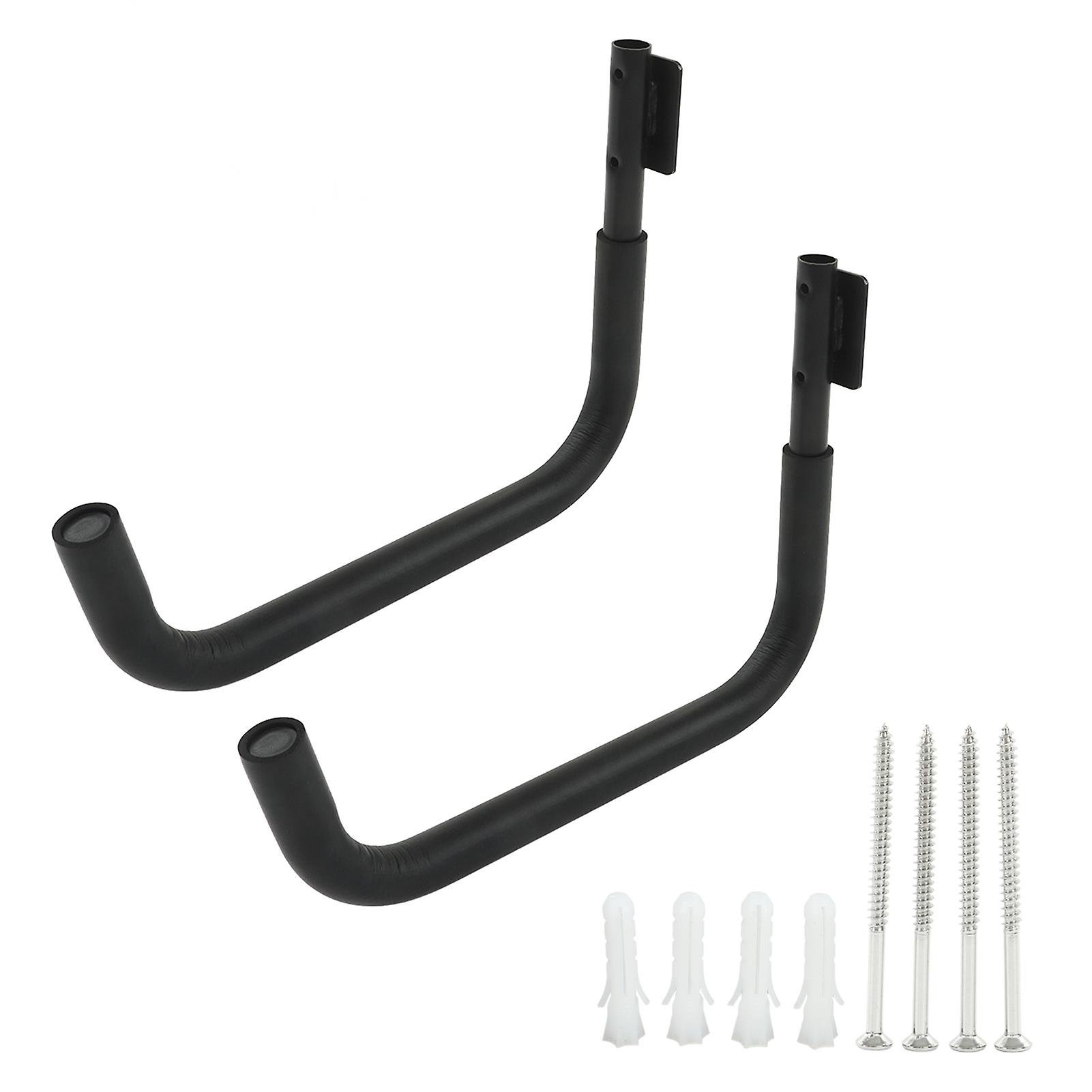 1Pair Kayak Wall Mount Rack Steel with Protective Foam Cover 99Lb Jumbo Garage Storage Hooks Universal for Kayak Canoe Large Skateboard Surfboard