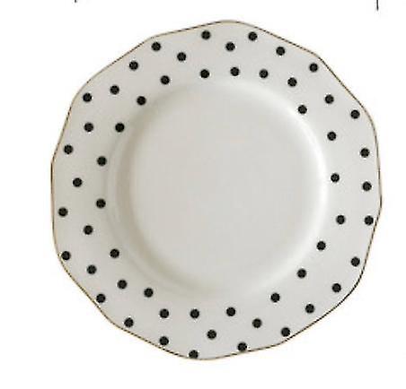 バター皿1個花の形をしたディナープレートヨーロピアンスタイルセラミックアフタヌーンディッシュゴールドリムディナーウェア