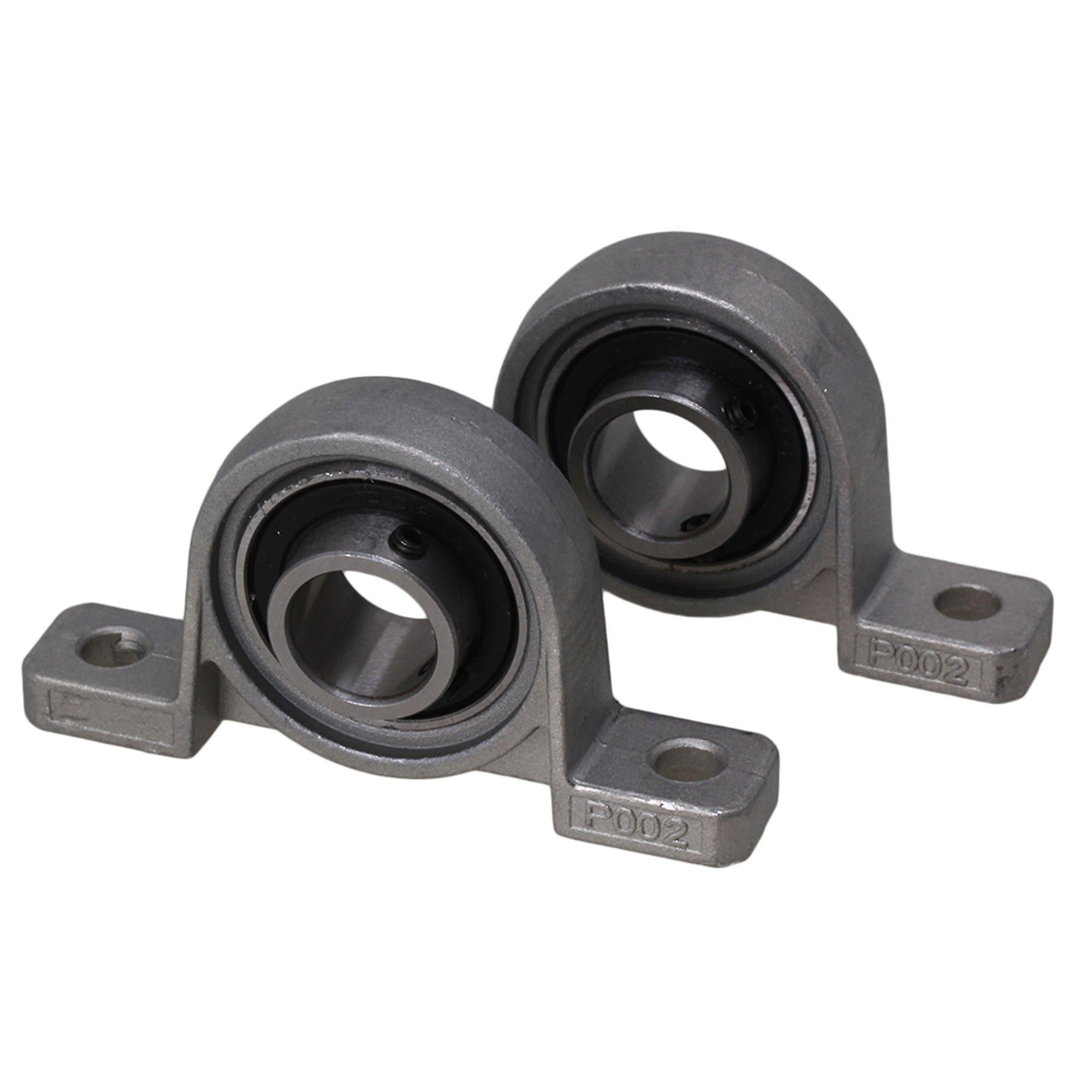 Pulleys, Blocks Sheaves 2pcs Machine Axle Mounted 15mm Bore Ball Self Align Kp002 Pillow Block Bearing Ppm-2190
