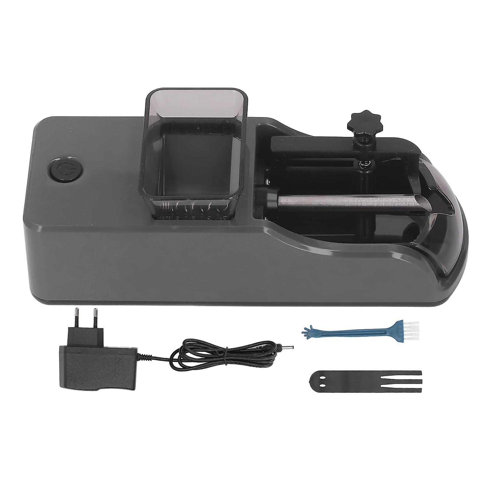 8mm Automatic Electric Cigarette Roller with EU Plug (100-240V, Grey)