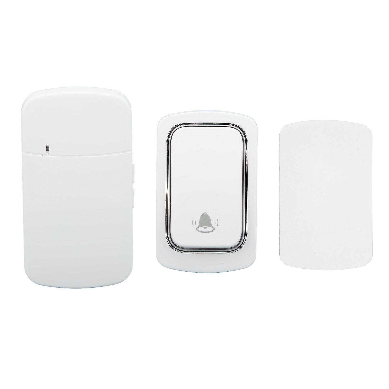 Self-Powered Wireless Doorbell Set - Waterproof, Long Range, Caregiver Pager System
