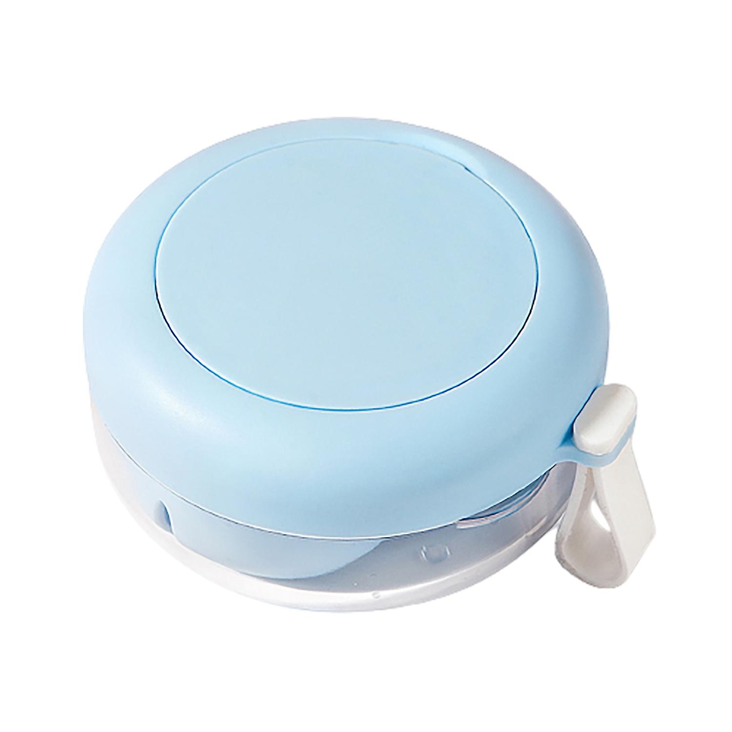 Portable Denture Case with Mirror RemovableTray Leak-proof Compact Denture Bath Storage Box for