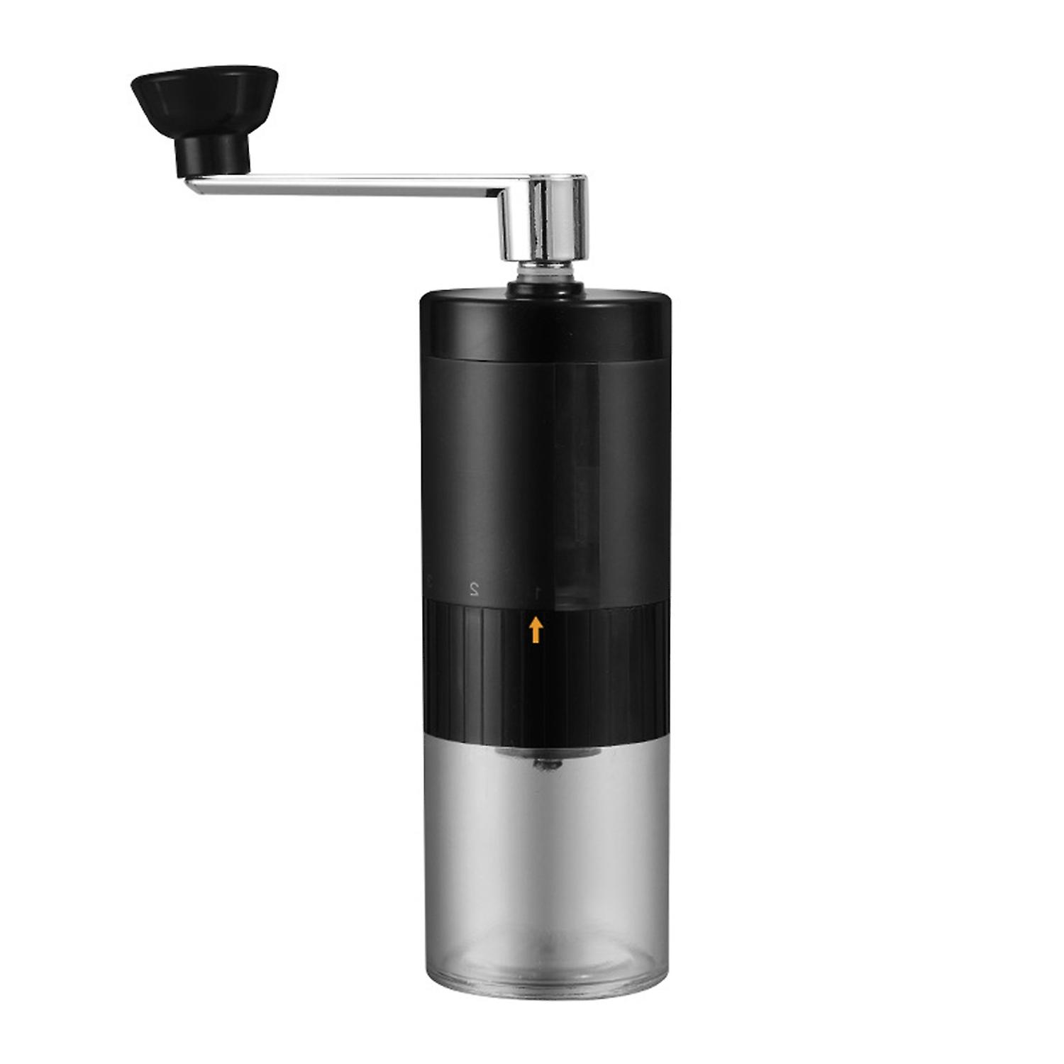 90ML Manual Coffee Grinder with Handle Clear Visible Portable Hand Coffee Mill Travel Coffee Bean