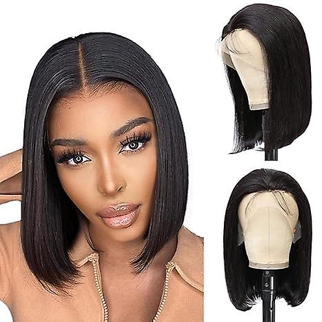 Straight bob wig Human Hair front Wigs Pre Plucked With Baby Hair HD Transparent Frontal Wig Human Hair brazilian virgin Short bob Wigs for Black Wome