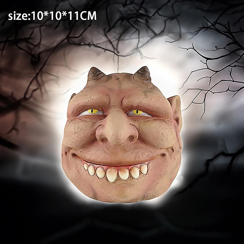 Halloween Terror Head Shape Sculpture Halloween Party Funny Monsters Decoration