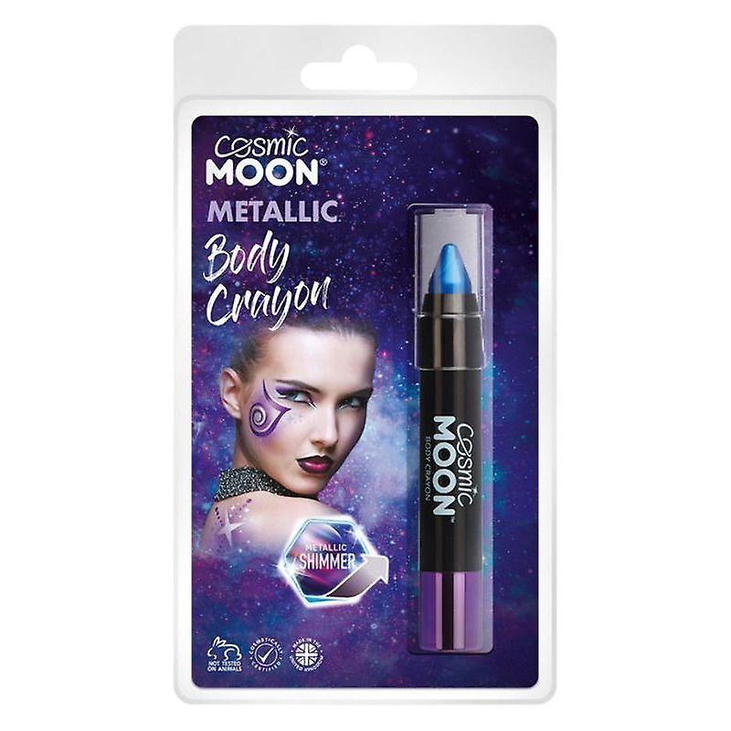 Cosmic Moon Metallic Body Crayons Blue S11272