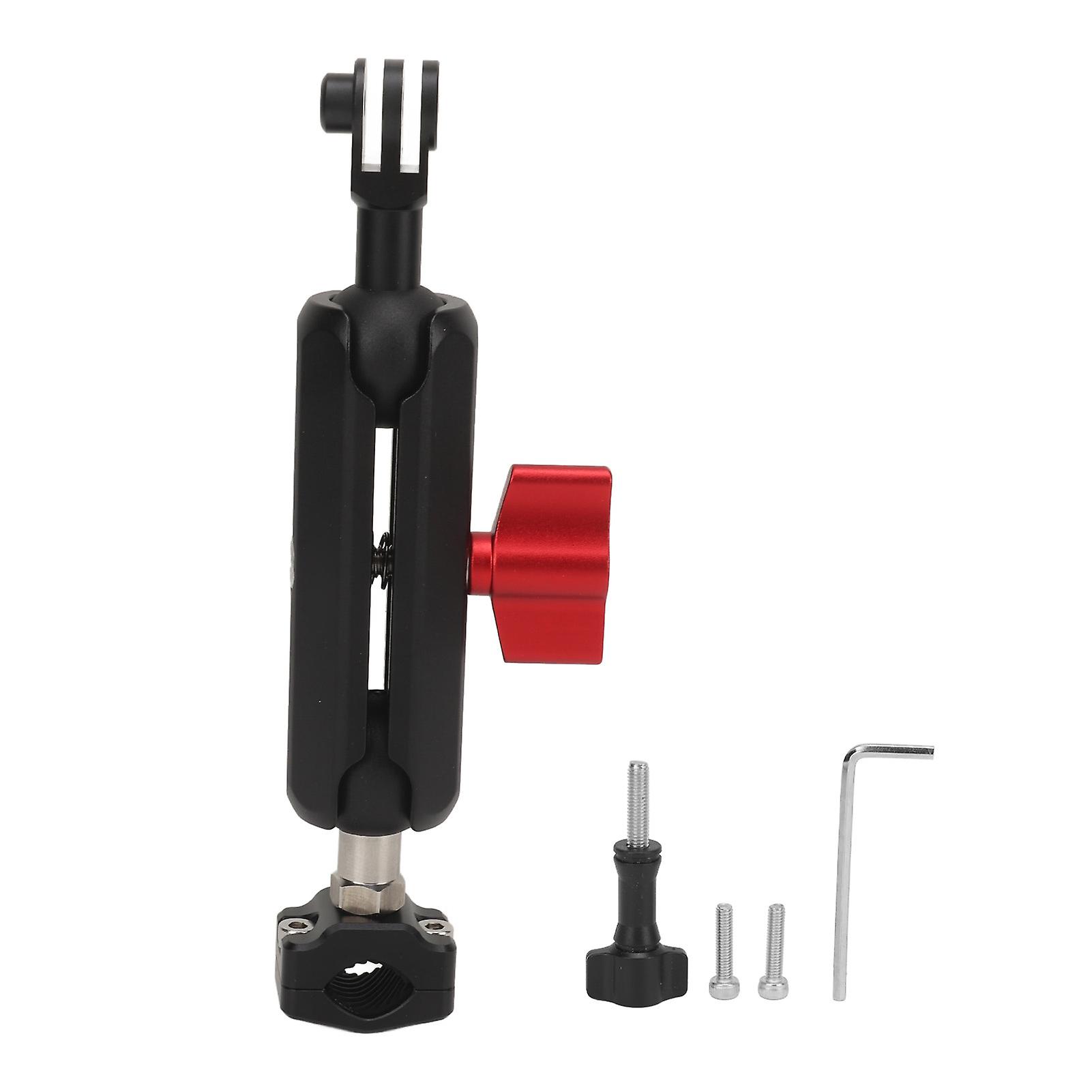 Motorcycle Bike Camera Holder Handlebar Mount Bracket Multifunctional Adjustable Angle 360 Rotation for Action Cameras