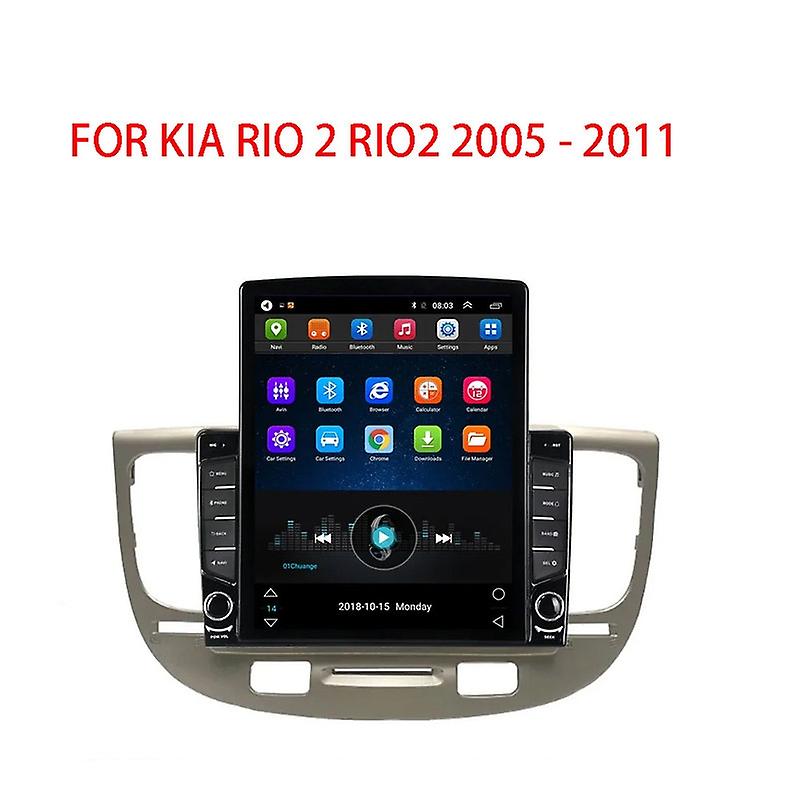9.7" Android For Kia RIO 2 RIO2 2005 - 2011 Tesla Type Car Radio Multimedia Video Player Navigation