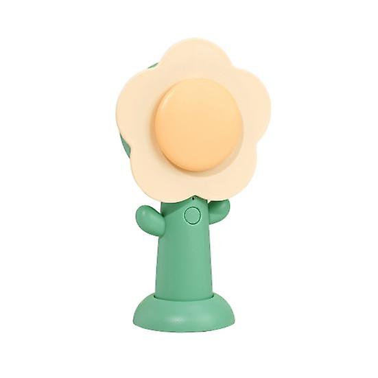 1 Set Desktop Fan USB Charging Cooling Standable Compact Strong Wind Cooling Fan Dorm Accessory