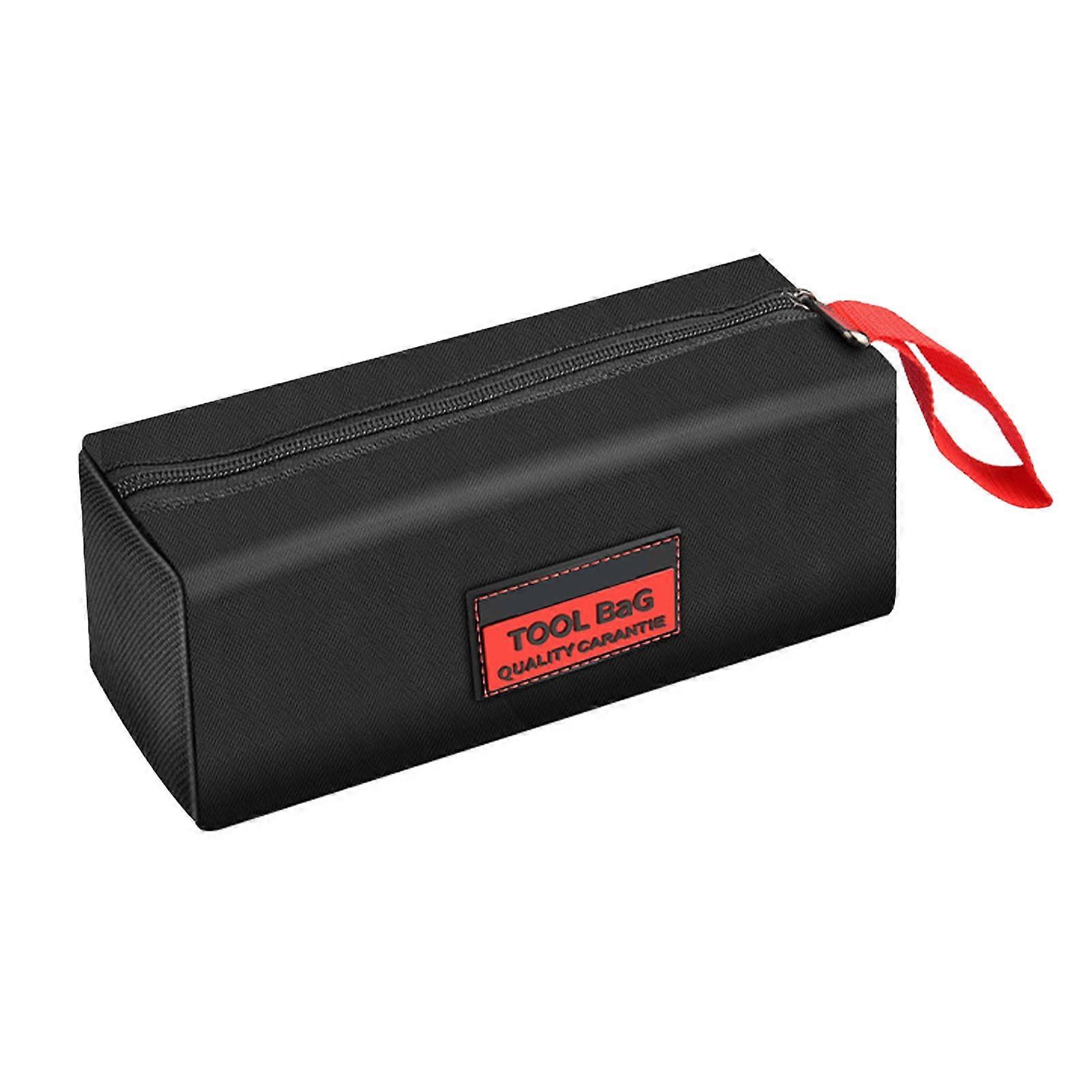Tool bag for electrician with strong handle, multi compartments, wear-resistant canvas