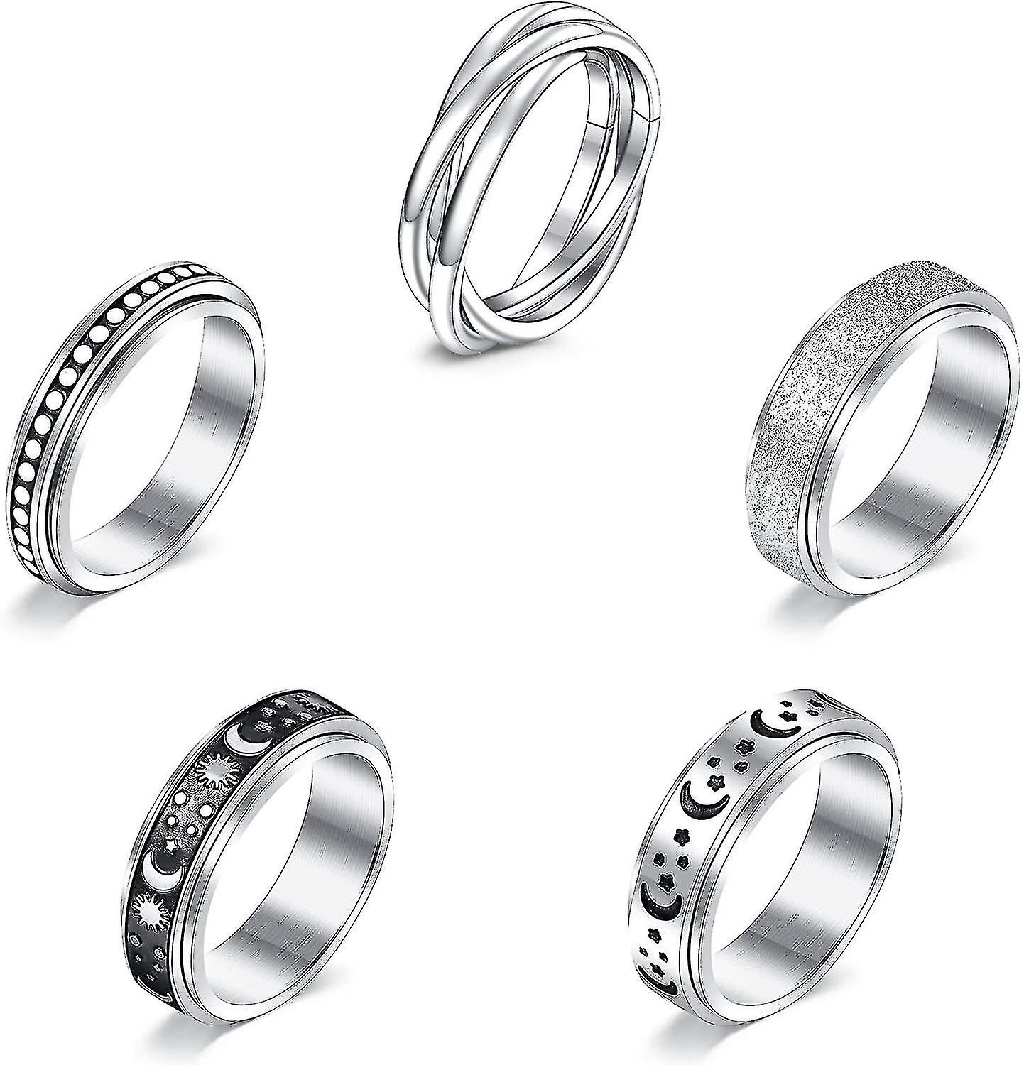 Anxiety Ring Compatible With Women Spinner Ring Compatible With Anxiety Fidget Anxiety Fidget Ring