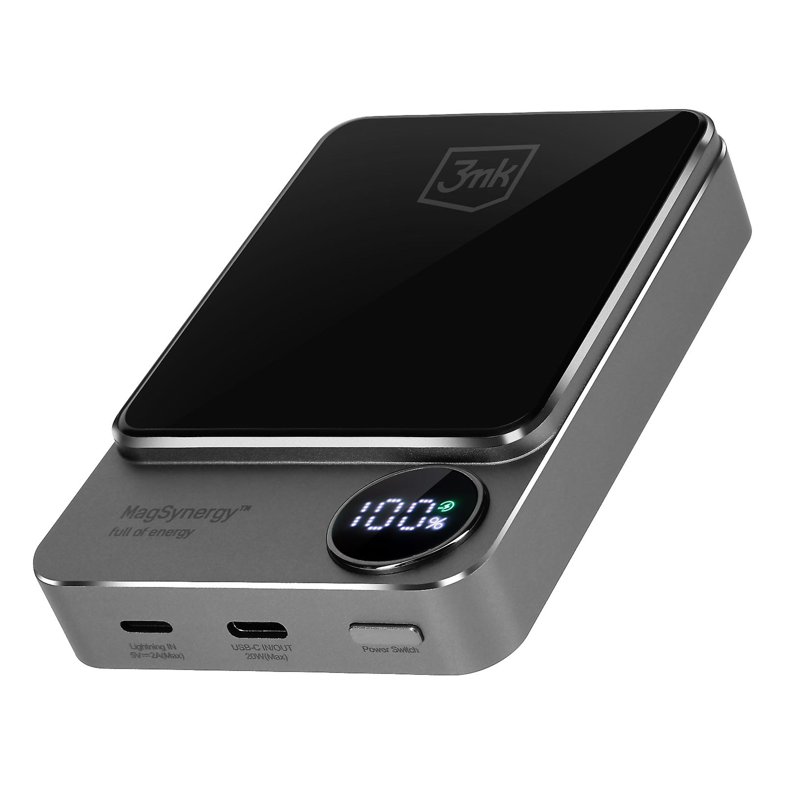 Powerbank MagSafe 10000 mAh USB-C output, Black