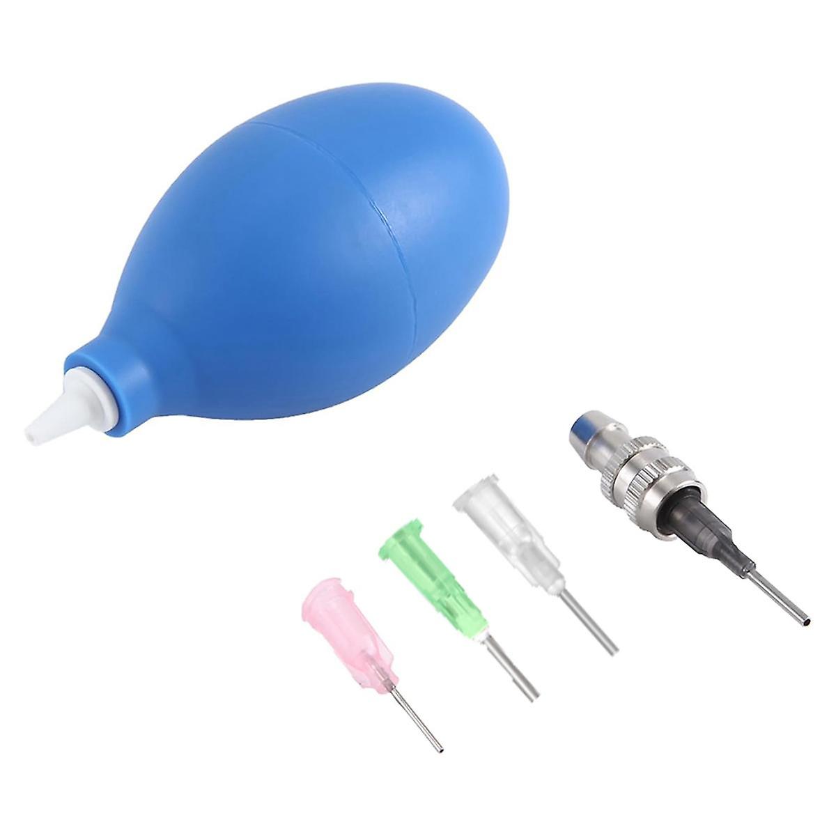 1Set Pottery Tools Supplies Ceramic Precision Applicator 3 Ounce Set Applicator Tips (Blue)