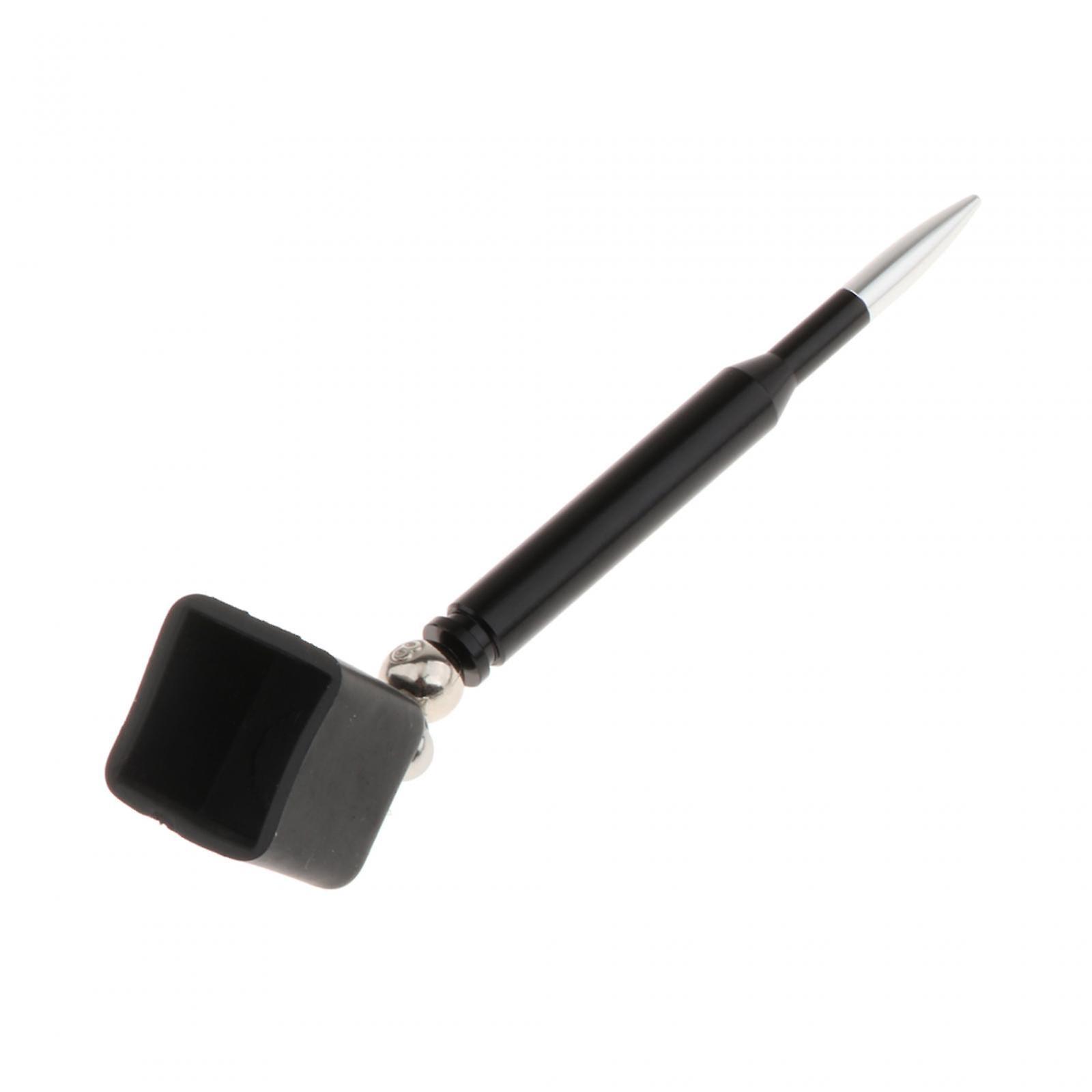 Pool Cue Chalk Holder Metal Pool Table Accessory Snooker Pool Chalks Carrier Black Square