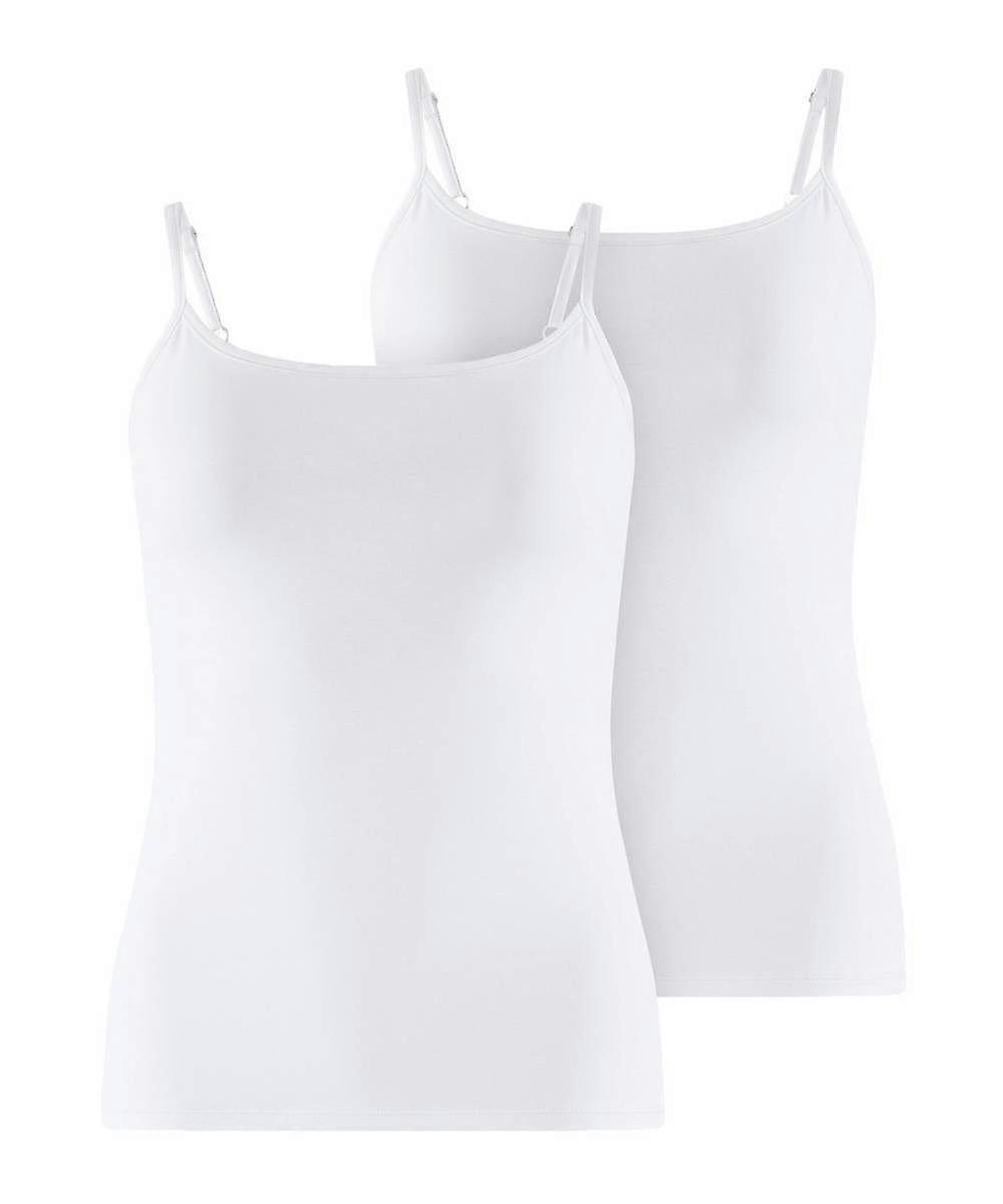 Falke Daily Comfort 2er-Pack Weste Top - Weiß