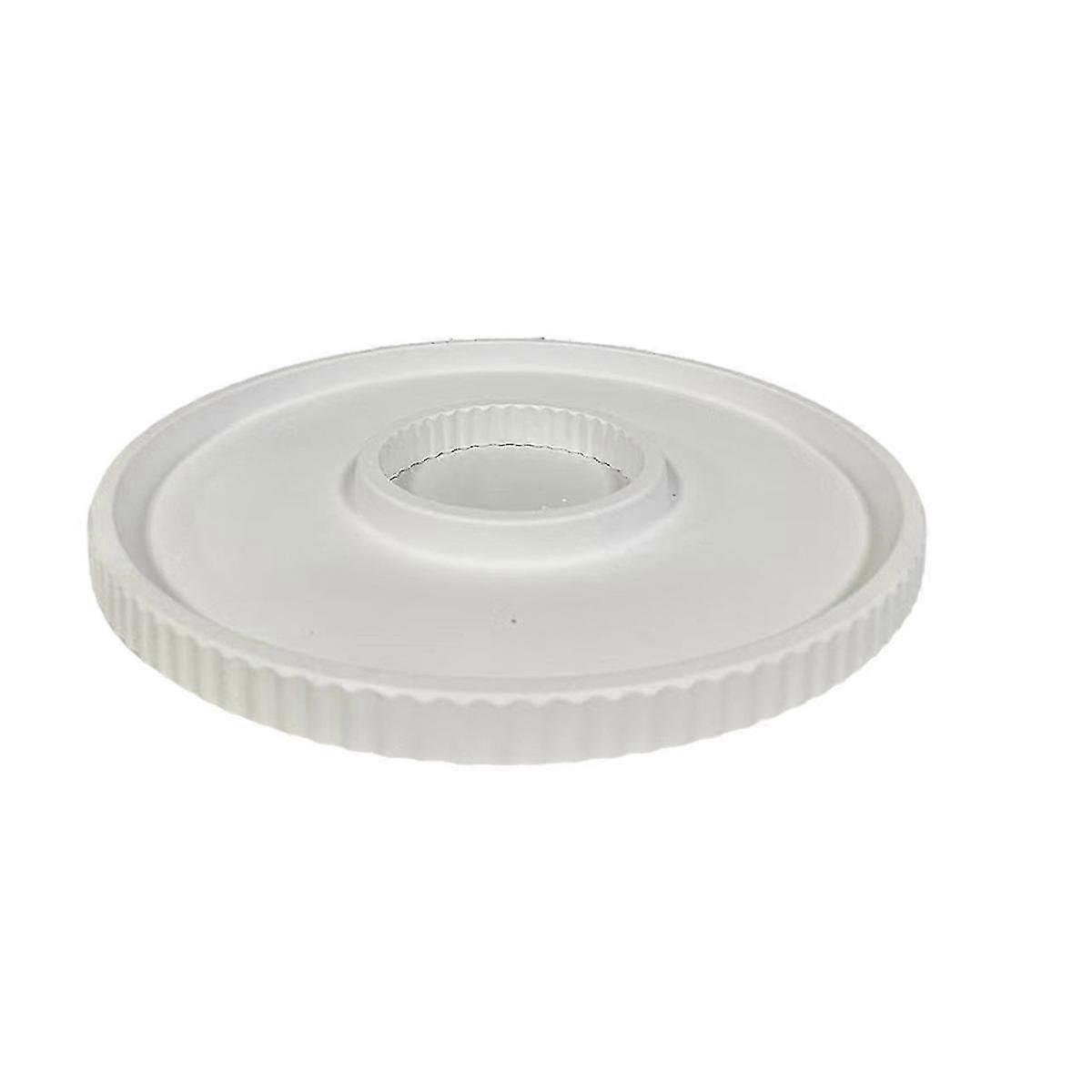 Silicone Molds Tray with Strips Design, Concrete Round Plate Silicone Casting Mould Tray, Decorative Tray Molds 30cm