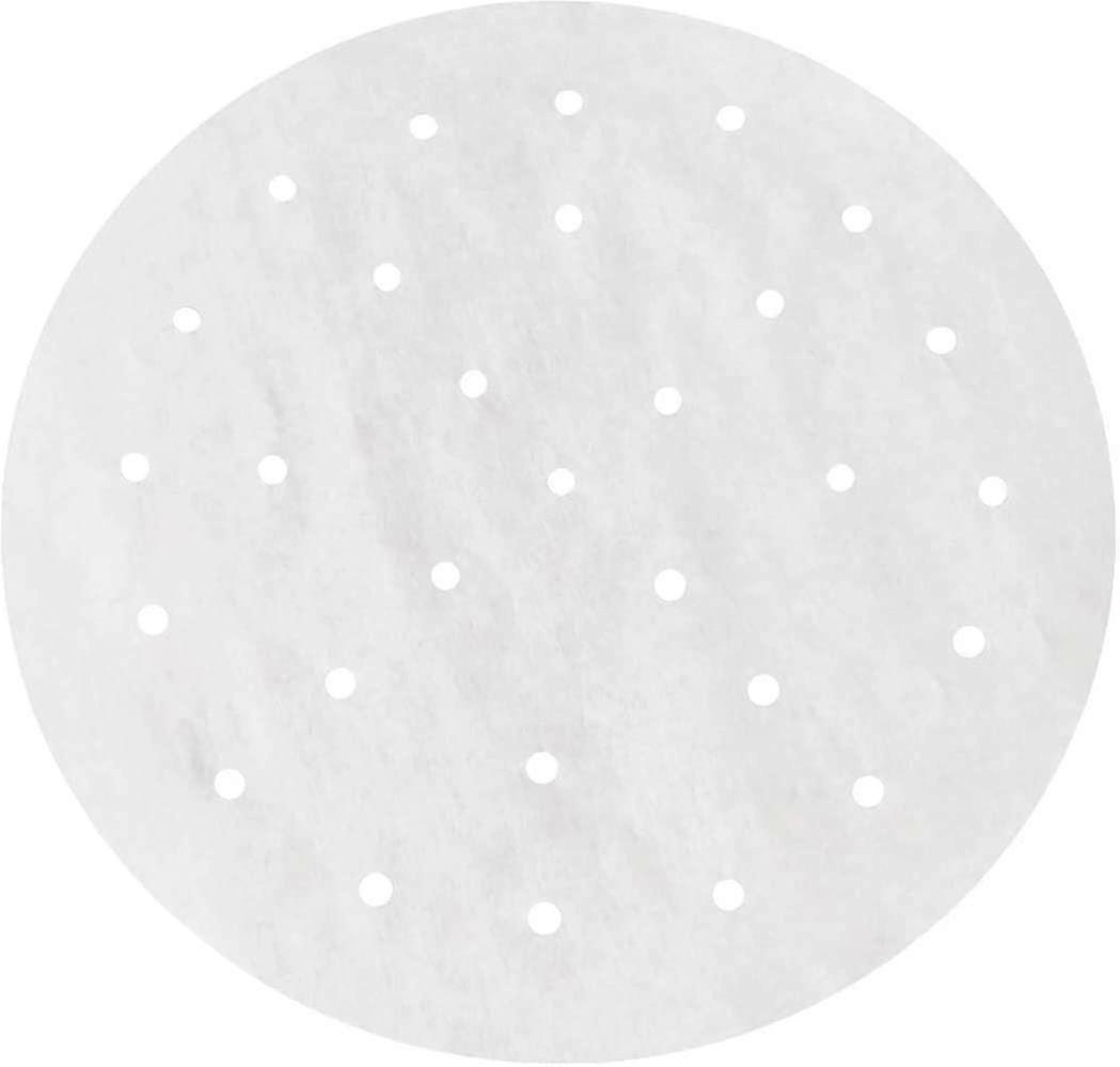 100 Peças 9 polegadas papel perfurado bambu vapor forros de papel (A-5-F6)