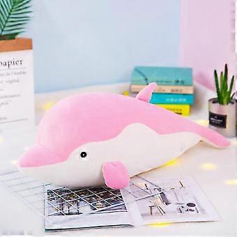 Dolphin Stuffed Animal Plush Toys Soft Lovely Hugging Pillow Stuff Dolls Plushes for Children Girls Sleeping Cushion Gift Room Decor-32cm