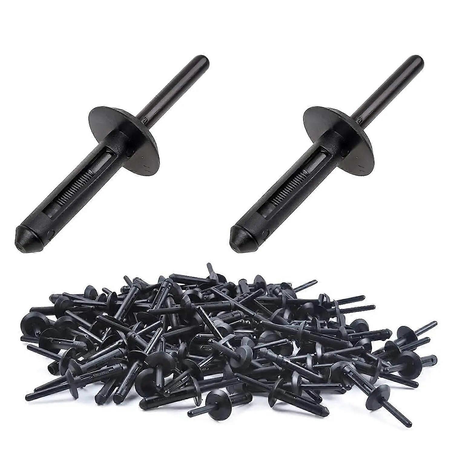 50pcs Car Bumper Clip Plastic Expansion Blind Rivets 6mm For BMW X1 E84 X3 E83 F25 X5 E53 E70 X6 E71 E72 7 Wheel Arches Fastener ST1M131