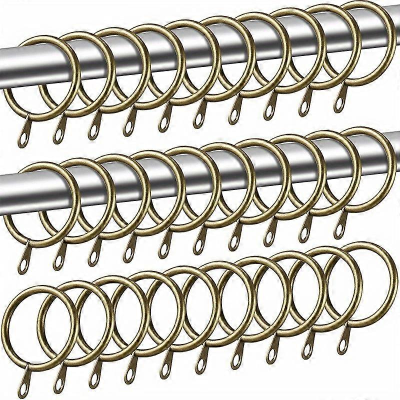 20pcsシャワーカーテンフック、カーテンバスルームシャワーロッド用金属カーテンリング、バスルームアクセサリー
