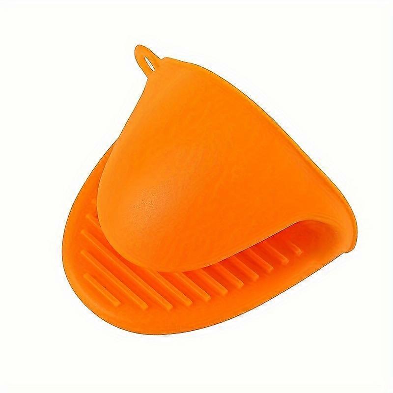 1Pc Silicone Mini Oven Mitts, Clipes de mão resistentes ao calor com laço de suspensão para cozinha, assar, e grelhar - Bakeware Sets Handle Clips