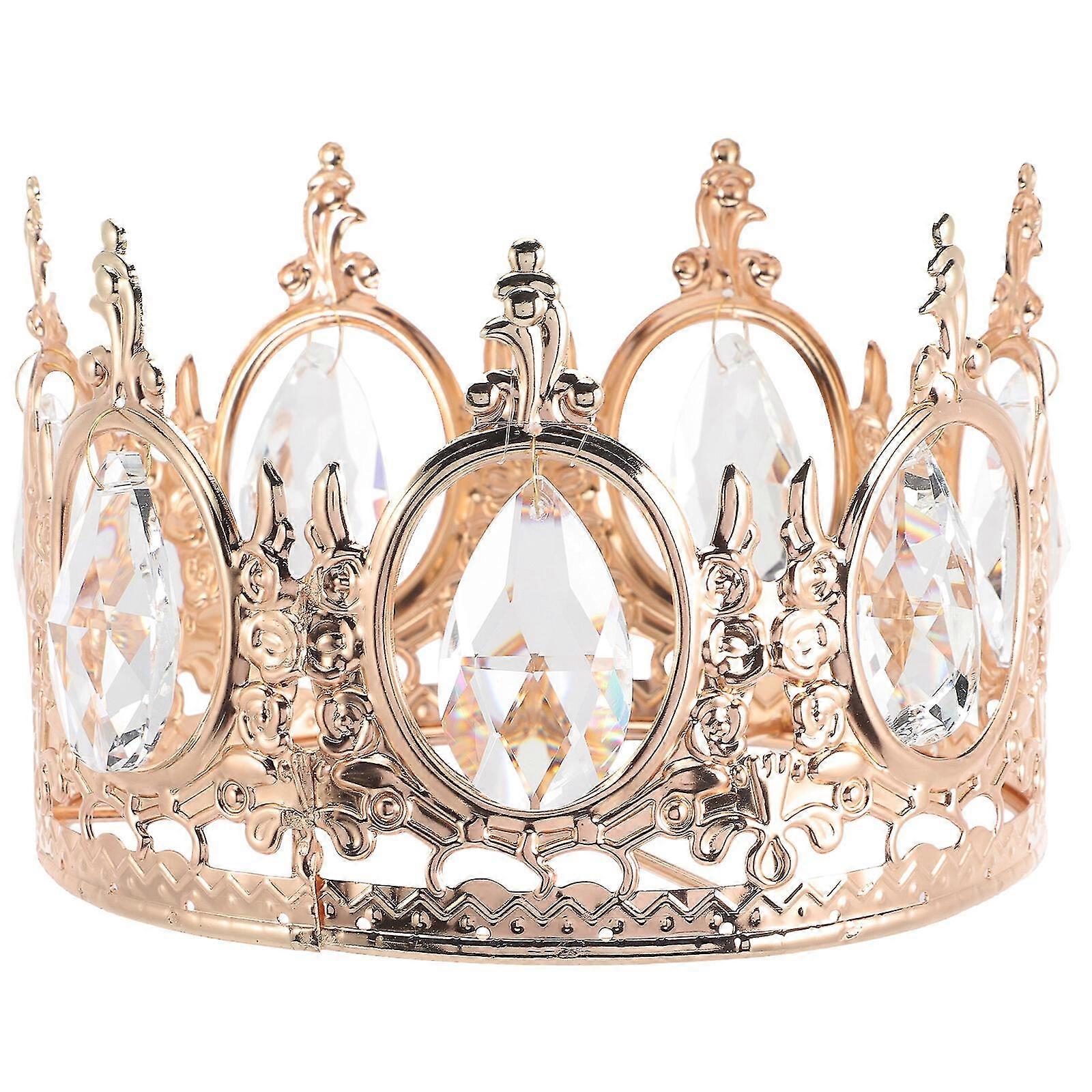 Ceiling Light Accessory Pendant Light Crystal Decoration Table Lamp Crown Ornament