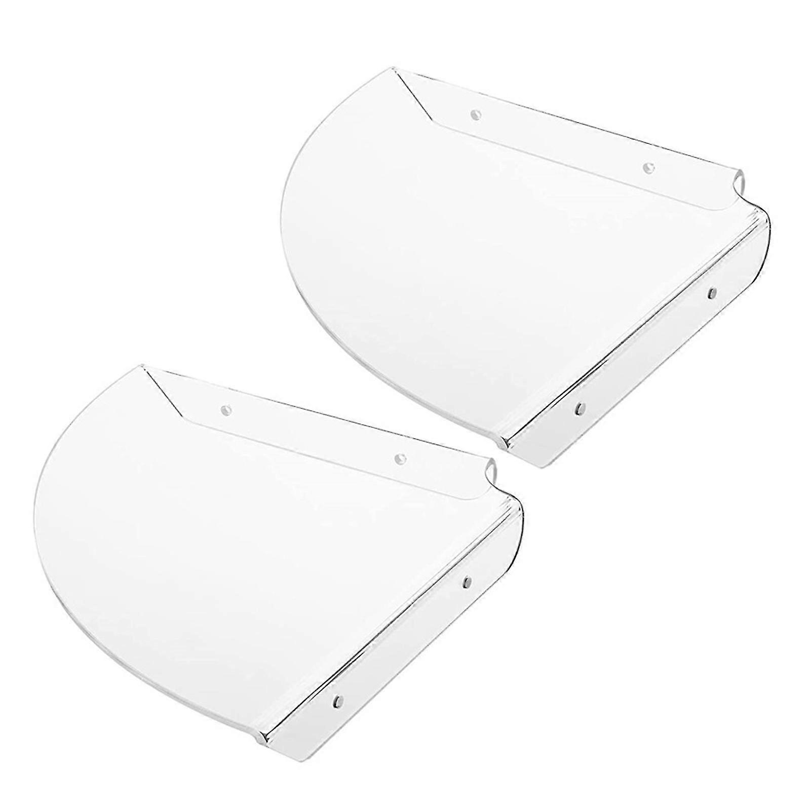 Acrylique Corner Wall Shelf Hanging Storage Display