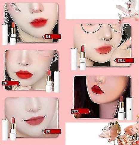 Bisou Balm Mattierender Lippenstift – Wasserfest, Feuchtigkeitsspendend, In 5 Farben, 3,8 G