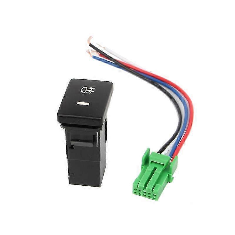 Ootdty Dc 12v Front /rear Fog Light Push Switch 4 Wire Button For Toyota Camry Prius Corolla Yaris Ralink