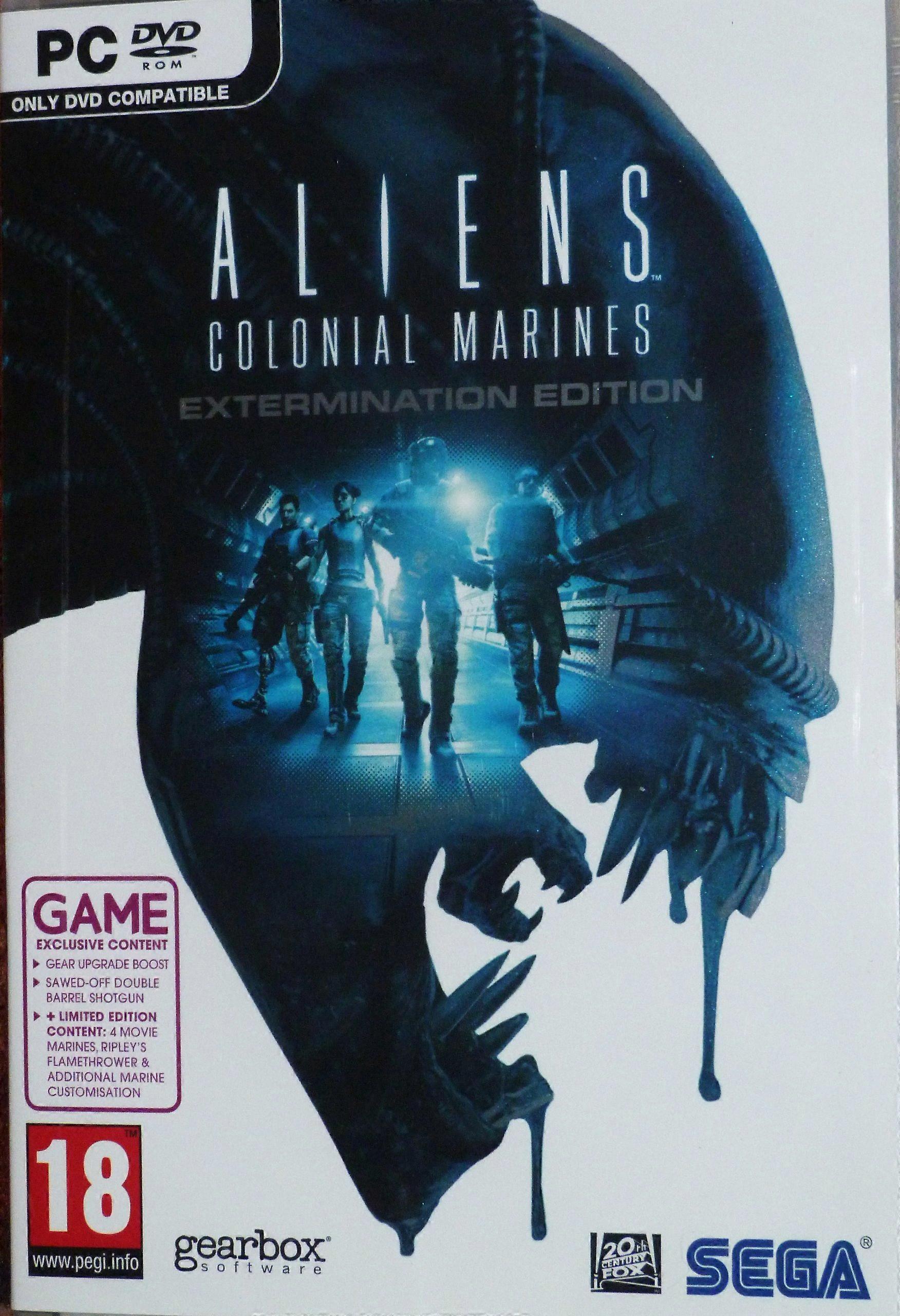 aliens colonial marines extermination edition for pc - New & Sealed