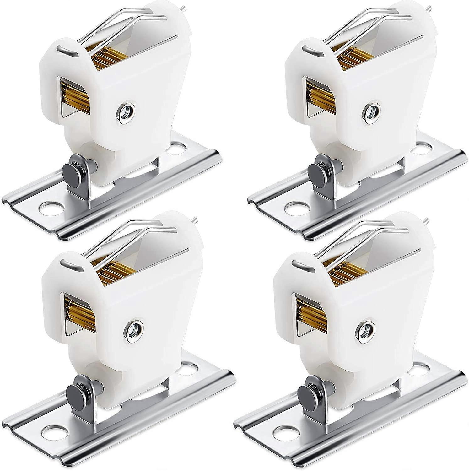 Roman Shade Cord Lock Holds up to 3 Cords Austrian Shade Window Blind Lock (4 Pieces)