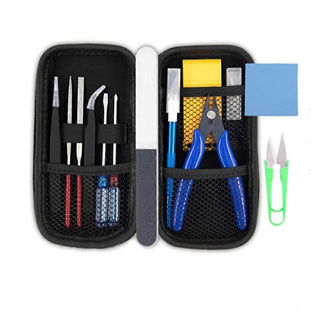 15 PCS Model Tools Kit Modeler Basic Tools Hobby Tools Kit for Buildings Airplanes Model