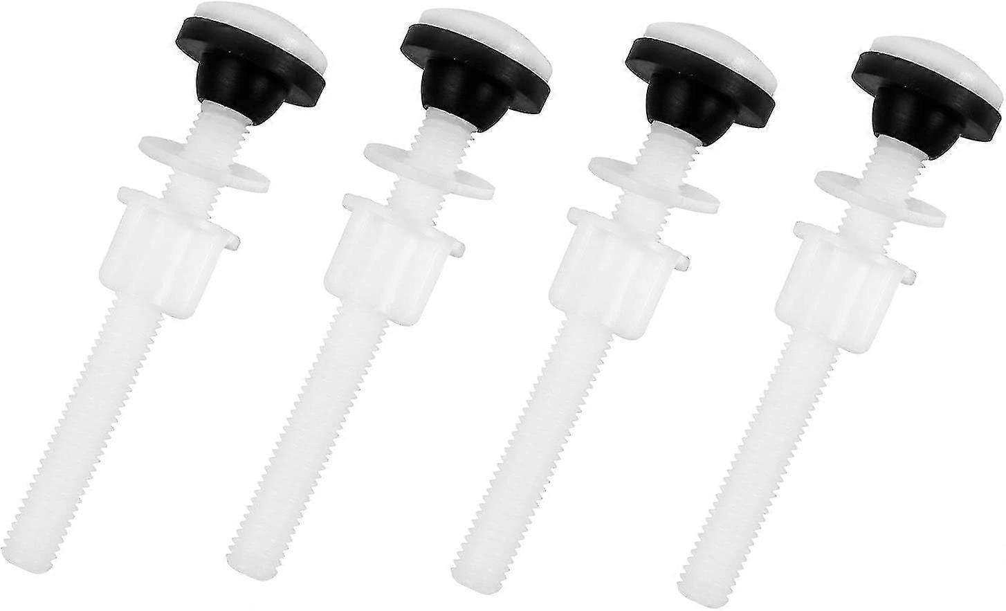 4 Pcs Plastic Toilet Tank Bolts, M10 Tank To Bowl Bolt Set For Two Piece Toilet