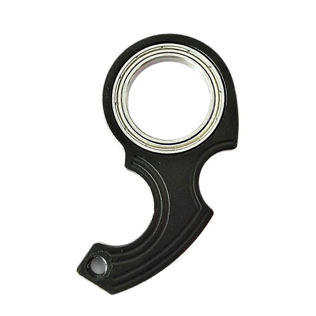 Keyring Spinner, Spinner Key Ring, Key Ring, Key Ring, Portable Key Ring Black